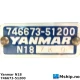 Yanmar N18 746673-51200 — Manufacturer: Yanmar, Model: Injection Pump N18, Manufacturers part number: 746673-51200, Alternative part number: 74667351200