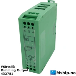 Wärtsilä Dimming Output 432781 — Manufacturer: Wärtsilä, Model: Dimming Output, Manufacturers part number: 432781, Alternative part number: 601.01.70-01.036