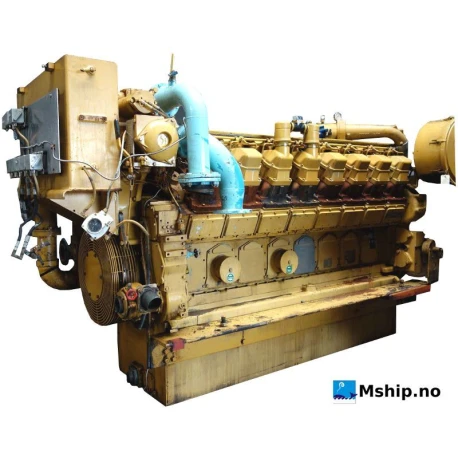 Caterpillar 3516 DITA — Manufacturer: Caterpillar, Model: 3516 DITA, Arrangement number: 2W-8870, Serial number: 72Z00481, Year: 1995, HP: 1410, kW: 1051, RPM: 1200, Running Hours: 52290, Cylinder bore: 170 mm, Piston Stroke: 190 mm, Number of cylinders: 16, Displacement: 69 Liter., Cylinder configuration: V-engine