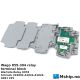Wago 859-304 relay terminal block — Manufacturer: Wago, Model: 859-304, Manufacturers part number: V23092-A1024-A1024-A301 24V, Alternative part number: v23092-A1024-A301
