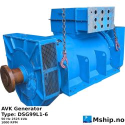 AVK Generator DSG99L1-6    https://mship.no