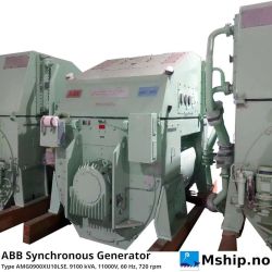 ABB Synchronous Generator - 9100 kVA  AMG0900XU10LSE   https://mship.no