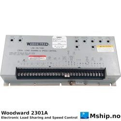 Woodward 2301A — Manufacturer: Woodward, Model: 2301A , Manufacturers part number: 9907-018 REV. C, Alternative part number: 9907018, Serial number: 11997461, Other: Actuator Current 0–200  mA