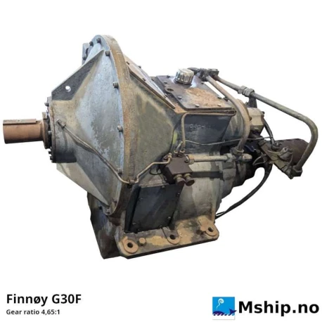 Finnøy G30F — Model: G30F, Serial number: 149, Year: 1979, Gear type: Non Reversing Gearbox  CPP  - to be used with controllable pitch propeller, Gear ratio: 4,65:1