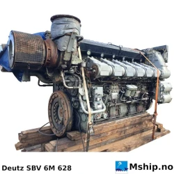 Deutz SBV 12M 628 — Manufacturer: Deutz, Model: SBV 12M 628, Alternative part number: sbv12M628, Serial number: 7106428, HP: 1600, kW: 1193, RPM: 1000, Cylinder bore: 240 mm, Piston Stroke: 280 mm, Number of cylinders: 6