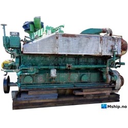 Deutz SBV 8 M 528 — Manufacturer: Deutz, Model: SBV 8 M 528, Serial number: 6217280, Year: 1979, HP: 591, kW: 441, RPM: 750, Cylinder bore: 220 mm, Piston Stroke: 280 mm, Number of cylinders: 8, Displacement: 85,2 Liter, Cylinder configuration: In line, Fuel Type: Designed for operation on MDO or HFO, Weight: 8,6 Ton