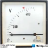 Celsa VoltMeter 0-400 V — Manufacturer: Celsa, Model: 0-400 Voltmeter, Manufacturers part number: EQ96n 0-400 Volt, Volt: 0-400 Volt, HZ: for alternating current 15 - 100 Hz, DIMENSIONs: Front frame (mm) 96x96 - cut out size 92x92 +0,8 mm