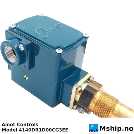 Amot 4140DR1D00CG3EE — Manufacturer: Amot, Model: 4140DR1D00CG3EE, Manufacturers part number: 4140DR1D00CG3EE, Alternative part number: Wartsila TE201, Serial number: EB3595 / EB3596, Weight: 0,69 kg