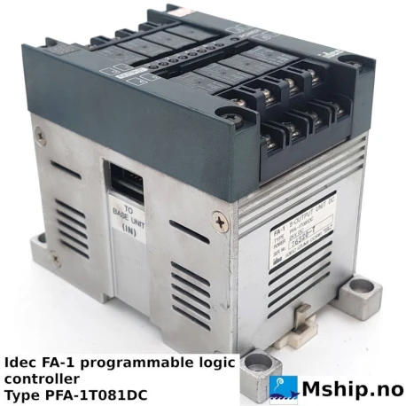 Idec FA-1 PLC PFA-1T081DC — Manufacturer: IDEC IZUMI CORP, Model: FA-1 8 Output unit, Manufacturers part number: PFA-1T081DC, Alternative part number: PFA1T081DC, Serial number: 76320-T, Volt: 24V DC