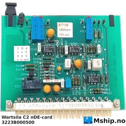 WARTSILA C2 NDE-CARD 3223B000500 — Manufacturer: Wärtsilä, Model: C2 nDE-card, Manufacturers part number: 3223B000500, Alternative part number: 00188676