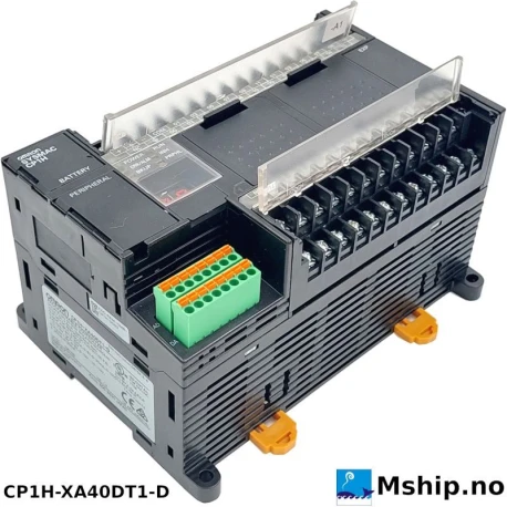 Omron PLC CP1H-XA40DT1-D — Manufacturer: Omron, Model: CP1H-XA40DT1-D, Alternative part number: 13516S CP1HXA40DT1D