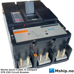 Merlin Gerin C1001 H Compact 1000 A/H — Manufacturer: Merlin Gerin / Schneider Electric, Model: C1001 H, Alternative part number: STR 25D, Amps: 1000, Volt: See photo