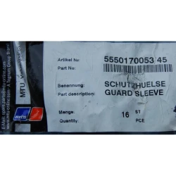 MTU 5550170053 PROTECTIVE SLEEVE - Injector bushing - SCHUTZHUELZE — Manufacturer: MTU, Manufacturers part number: 5550170053