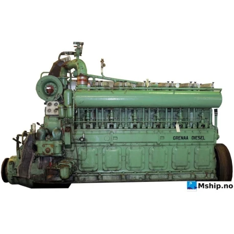 Grenaa 6 F 24 — Manufacturer: Grenaa, Model: 6 F 24, Serial number: 2234, Year: 1974, HP: 330, kW: 246, RPM: 500