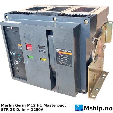 Merlin Gerin M12 H1 - 1250A — Manufacturer: Merlin Gerin / Schneider Electric, Model: Masterpact M12 H1, Alternative part number: STR 28 D, Amps: 1250, Volt: 380/440  -  480/690, HZ: 50/60