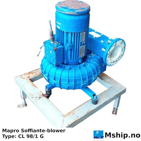 Mapro Soffiante-blower CL 98/1 G — Manufacturer: Mapro, Model: CL 98/1 G, Manufacturers part number: MAK 132 Sb-2, Alternative part number: CL98/1, Serial number: 506412, Year: 2010, kW: 7,5, RPM: 2950