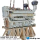 MWM RHS 518 V12 — Manufacturer: MWM, Model: RHS 518 V12, Manufacturers part number: RHS518V12, Serial number: 12379, HP: 370, kW: 276, RPM: 1800, Cylinder bore: 140 mm, Piston Stroke: 180 mm, Number of cylinders: 12, Displacement: 33,24, Cylinder configuration: V-engine, Fuel Type: HFO / Diesel, Governor type: Regulateurs Europa, Type - EHP 12
Model - AC3DE, Weight: 2700 kg
