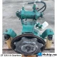 ZF 325-1A — Manufacturer: ZF, Model: 325-1A, Manufacturers part number: Part list 3214001048, Serial number: 20055185 and 20055500, Year: Delivered 26 April 2005, kW: kW / rpm: pleasure .259 light .234 Medium .177 Continuous .155 , RPM: Up to 3000 at input from engine, Rotation direction: CCW at engine side, Other: This gear is fitted with SAE1 flywheel housing.  This gear can be rebuilt to SAE2 flywheel housing using ZF adaptor kit part number 3214.116.009
7 degrees downward angle on output shaft. Gear oil cooler included, Weight: 170 kg including oil cooler