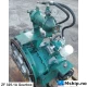 ZF 325-1A — Manufacturer: ZF, Model: 325-1A, Manufacturers part number: Part list 3214001048, Serial number: 20055185 and 20055500, Year: Delivered 26 April 2005, kW: kW / rpm: pleasure .259 light .234 Medium .177 Continuous .155 , RPM: Up to 3000 at input from engine, Rotation direction: CCW at engine side, Other: This gear is fitted with SAE1 flywheel housing.  This gear can be rebuilt to SAE2 flywheel housing using ZF adaptor kit part number 3214.116.009
7 degrees downward angle on output shaft. Gear oil cooler included, Weight: 170 kg including oil cooler