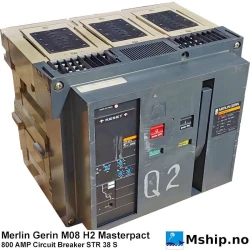 Merlin Gerin M08 H2 - 800A — Manufacturer: Merlin Gerin / Schneider Electric, Model: M08H2, Alternative part number: STR 38 S, Amps: 800, Volt: 380/440 -  480/690, HZ: 50/60