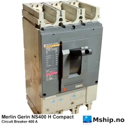 Merlin Gerin NS400 H - 400A — Manufacturer: Merlin Gerin / Schneider Electric, Model: Compact NS400 H, Alternative part number: STR23SE, Serial number: NS400H, Amps: 400, HZ: 50/60