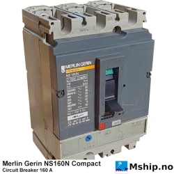 Merlin Gerin NS160N - 160A — Manufacturer: Merlin Gerin / Schneider Electric, Model: Compact NS160N, Alternative part number: STR22SE, Serial number: NS160N, Amps: 160, HZ: 50/60