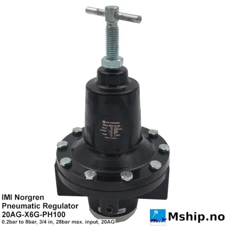 IMI Norgren Pneumatic Regulator 20AG-X6G-PH100 — Manufacturer: IMI Norgren, Model: 20AG-X6G-PH100, Alternative part number: PH100