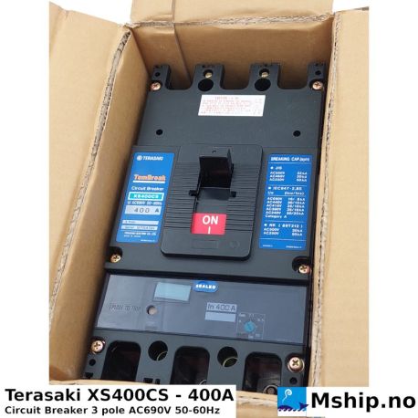 Terasaki XS400CS - 400A — Manufacturer: Terasaki, Model: XS400CS, Serial number: 97545A, Amps: 400, HZ: 50 / 60