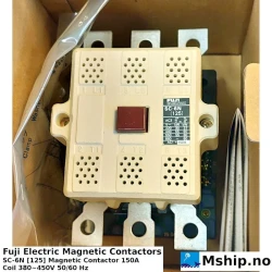 Fuji Magnetic Contactors SC-6N [125] 150A — Manufacturer: Fuji Electric, Model: SC-6N, Alternative part number: SC-6N [125], Amps: 150, Volt: 380~450, HZ: 50-60