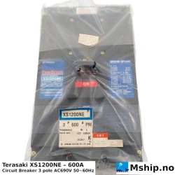 Terasaki XS1200NE – 600A — Manufacturer: Terasaki, Model: XS1200NE, Alternative part number: TemBreak, Serial number: 97549B, Amps: 600, Volt: AC690V, HZ: 50 / 60
