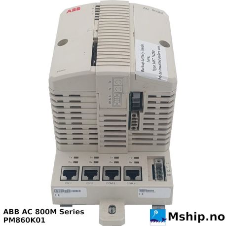 ABB 3BSE018100R1 Processor Unit — Manufacturer: ABB, Model: PM860K01 Processor Unit, Manufacturers part number: 3BSE018100R1, Alternative part number: 3BSE018100R1, Weight: 1,1kg