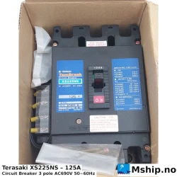 Terasaki TemBreak XS225NS – 125A — Manufacturer: Terasaki, Model: XS225NS, Manufacturers part number: TemBreak, Serial number: 97422 H, Amps: 125, HZ: 50 / 60