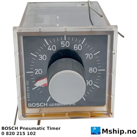 BOSCH Pneumatic Timer  0 820 215 102 — Manufacturer: Bosch, Model: 0 820 215 102, Manufacturers part number: 0 820 215 102, Alternative part number: 0820215102