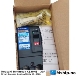 Terasaki TemBreak XS30NS - 30A — Manufacturer: Terasaki, Model: TemBreak, Alternative part number: XS30NS, Serial number: 97M47, Amps: 30