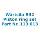 113 013 OEM Pistonring set for Wartsila 32 — Manufacturer: Wärtsilä, Model: Wartsila Vasa 32, Manufacturers part number: 113 013, Alternative part number: 113013, Cylinder bore: 320 mm, Other: Manufactured in EU under ISO 9001 certification
