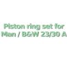 Piston ring set suitable for Man / B&W  23/30 A    https://mship.no