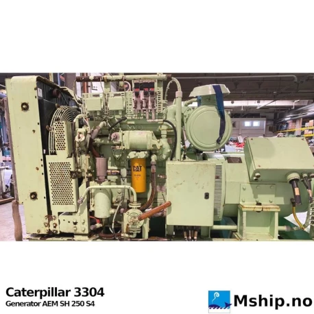Caterpillar 3304 Genset — Manufacturer: Caterpillar, Model: 3304, Alternative part number: 309900058, Arrangement number: 128-4434, Serial number: 1PS00654, HP: 161, kW: 120, RPM: 1800, Running Hours: 500, Generator end type: AEM, Volt: 450, HZ: 60, kVA: 125, cos φ: 0,8