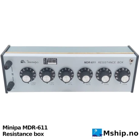 Minipa MDR-611 Resistance box — Manufacturer: Minipa, Model: MDR-611, Manufacturers part number: 808679, Alternative part number: MDR611