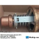Amot 1096X115 Thermostatic element for low temp cooling water 40°C — Manufacturer: Amot, Model: 1096X115, Manufacturers part number: 1096115, Alternative part number: 1960002, Working temperature max, celsius degrees: 40