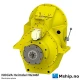 NOGVA Heimdal HG 346 F — Manufacturer: Nogva Heimdal, Model: HG 346 F, Alternative part number: HG346F, Serial number: 36271, Year: 2018, kW: from 346 kW up to 949 kW, RPM: Up to 2100 rpm on input shat from the engine, Rotation direction: Engine rotation: CCW - Propeller rotation CW, Other: MAX. TORQUE 4407 Nm, Gear type: Non Reversing Gearbox  CPP  - to be used with controllable pitch propeller, Gear ratio: 4,57:1, DIMENSIONs: Center distance between ingoing axle from the engine and outgoing propeller axle: 360 mm