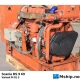 Scania DS 9 69 Genset — Manufacturer: Scania, Model: DS 9 69, Alternative part number: DS969 M01S, Arrangement number: M 01 S, Serial number: 5113341, RPM: 1500 / 1800, Cylinder bore: 115 mm, Piston Stroke: 144 mm, Number of cylinders: 6, Displacement: 8,974 Liter, Cylinder configuration: In line, Rotation direction: CCW - Counter clockwise seen from aft, Fuel Type: Diesel, Weight: Generator weight 621 kg., Generator end type:  Marathon Electric MAGNAMAX D431RSL4007 WA-GT00985-01-10-94, Volt: 230 / 480, HZ: 50 @ 1500 rpm / 60 @ 1800 RPM, cos φ: 0,8