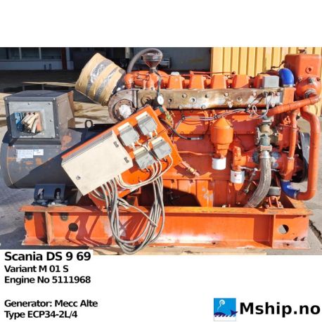 Scania DS 9 69 Genset    https://mship.no