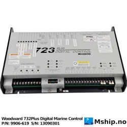 Woodward 732Plus Digital Marine Control — Manufacturer: Woodward, Model: 732Plus Digital Marine Control, Manufacturers part number: 9906-619, Alternative part number: 9906619, Serial number: 13090301