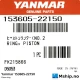 Yanmar N280 piston ring 153605-22250 — Manufacturer: Yanmar, Model: N280, Manufacturers part number: 153605-22250, Alternative part number: 15360522250, Cylinder bore: 280 mm