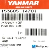Yanmar 153605-14701 Push rod comp. — Manufacturer: Yanmar, Model: Push rod complete., Manufacturers part number: 153605-14701, Alternative part number: 15360514701 Push rod comp.