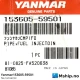 Yanmar 153605-59501 Pipe, Fuel injection — Manufacturer: Yanmar, Model: Pipe, Fuel injection, Manufacturers part number: 153605-59501, Alternative part number: 15360559501