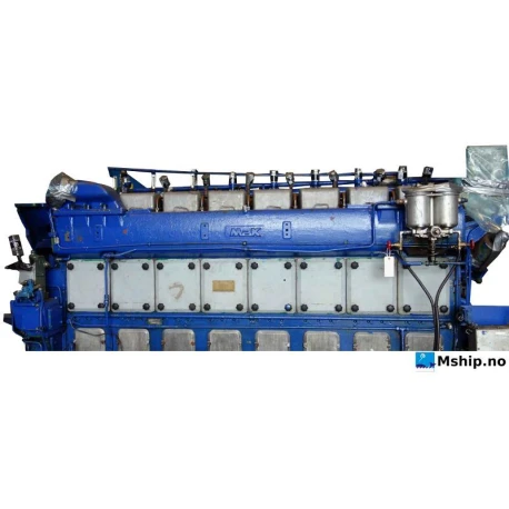 Mak 8 M 332 — Manufacturer: MaK, Model: 8 M 332, Serial number: 33589, Year: 1985, HP: 2145, kW: 1600, RPM: 900, Number of cylinders: 8, Cylinder configuration: In line