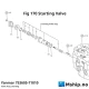 Yanmar 753605-71010 Valve Assy, Starting — Manufacturer: Yanmar, Model: Valve Assy, Starting, Manufacturers part number: 753605-71010, Alternative part number: 75360571010