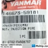 Yanmar 146673-59181 Nut, Injection pipe — Manufacturer: Yanmar, Model: Nut, Injection pipe, Manufacturers part number: 146673-59181, Alternative part number: 14667359181