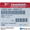 Yanmar 190140-42012 Pump, C. W. — Manufacturer: Nikkiso Eiko, Model: FA15-B6RC-00S6, Manufacturers part number: 190140-42012, Alternative part number: 19014042012, Serial number: 420864